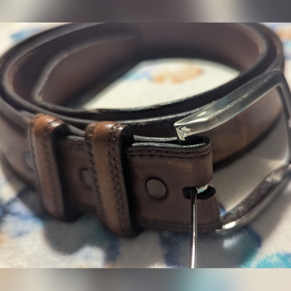 aniline kipskin Other - Aniline kipskin Men's Brown Leather Belt